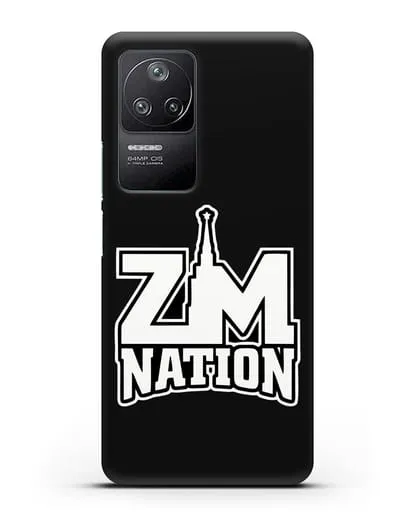 Чехол с логотипом ZM Nation силиконовый для Xiaomi Poco F4