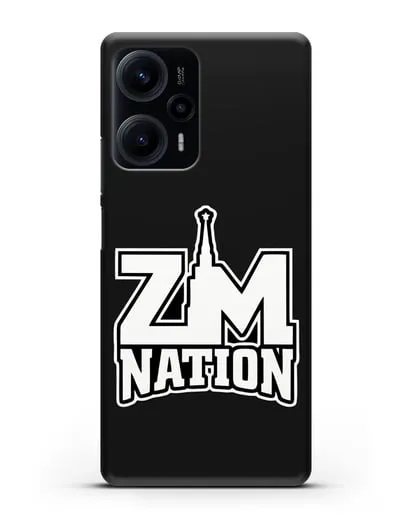 Чехол с логотипом ZM Nation силиконовый для Xiaomi Poco F5