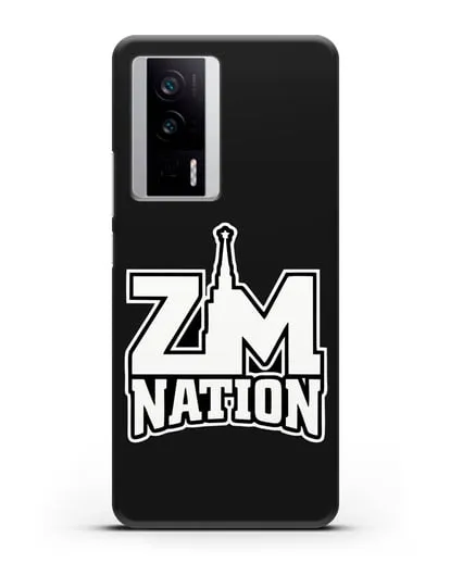 Чехол с логотипом ZM Nation силиконовый для Xiaomi Poco F5 Pro