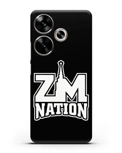Чехол с логотипом ZM Nation силиконовый для Xiaomi Poco F6