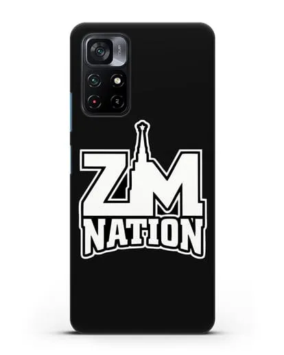 Чехол с логотипом ZM Nation силиконовый для Xiaomi Poco M4 Pro 5G