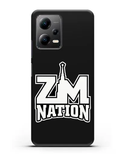 Чехол с логотипом ZM Nation силиконовый для Xiaomi Poco X5