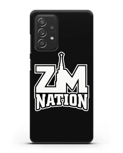 Чехол с логотипом ZM Nation силиконовый для Samsung Galaxy A53