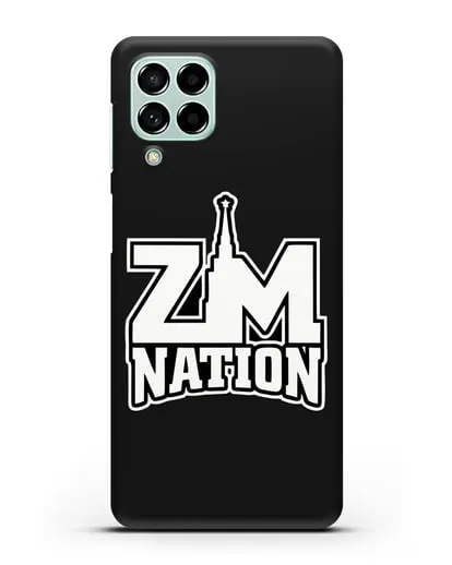 Чехол с логотипом ZM Nation силиконовый для Samsung Galaxy M53 [SM-M536]