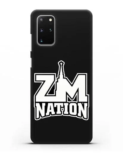 Чехол с логотипом ZM Nation силиконовый для Samsung Galaxy S20 Plus [SM-G985F]