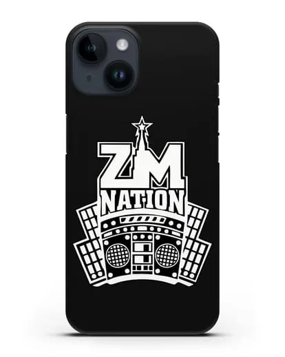 Чехол с надписью GUF Моя бабушка читает газету жизнь силиконовый для iPhone 14