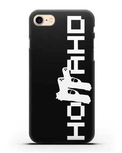 Чехол с логотипом Ноггано силиконовый для iPhone 8