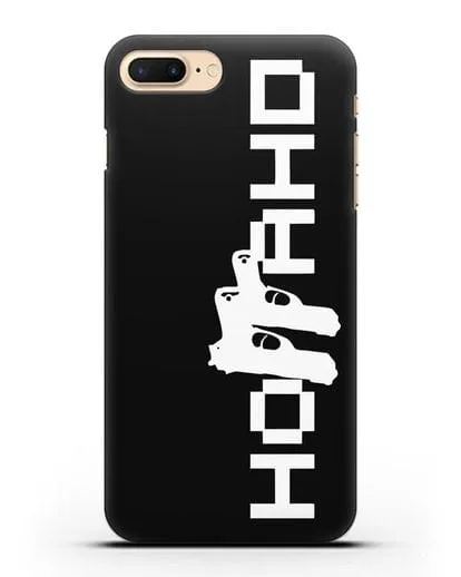 Чехол с логотипом Ноггано силиконовый для iPhone 7 Plus