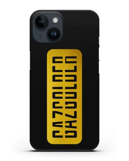 Чехол с логотипом Газгольдер силиконовый для iPhone 14