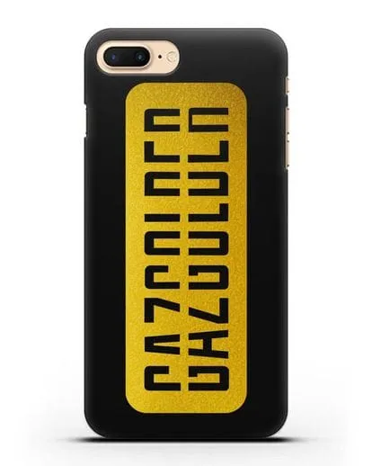 Чехол с логотипом Газгольдер силиконовый для iPhone 7 Plus