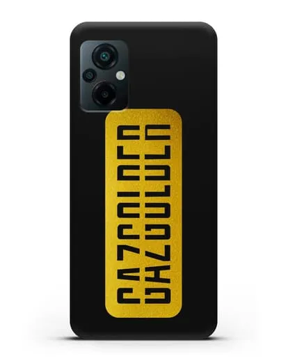 Чехол с логотипом Газгольдер силиконовый для Xiaomi Poco M5