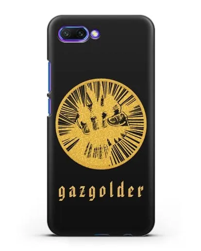 Чехол с логотипом Gazgolder силиконовый для Honor 10