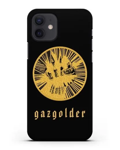 Чехол с логотипом Gazgolder силиконовый для iPhone 12