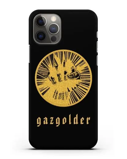 Чехол с логотипом Gazgolder силиконовый для iPhone 12 Pro