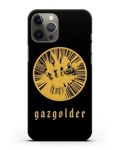 Чехол с логотипом Gazgolder силиконовый для iPhone 12 Pro Max