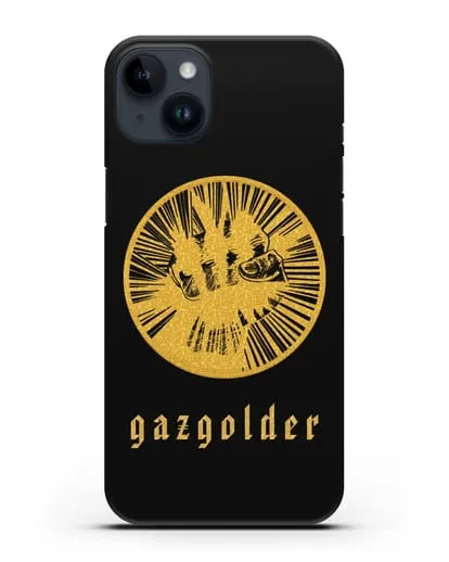 Чехол с логотипом Gazgolder силиконовый для iPhone 14 Plus