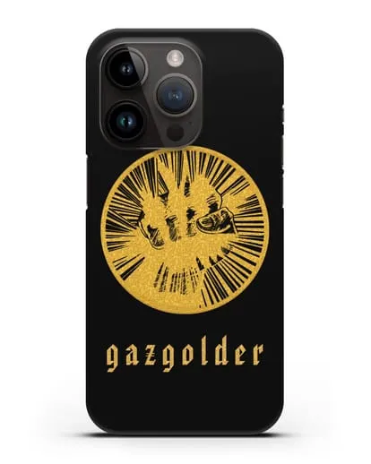 Чехол с логотипом Gazgolder силиконовый для iPhone 14 Pro