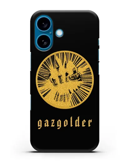 Чехол с логотипом Gazgolder силиконовый для iPhone 16