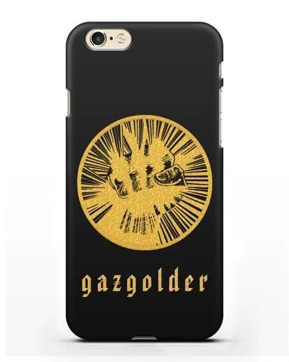Чехол с логотипом Gazgolder силиконовый для iPhone 6