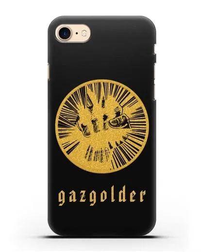 Чехол с логотипом Gazgolder силиконовый для iPhone 8