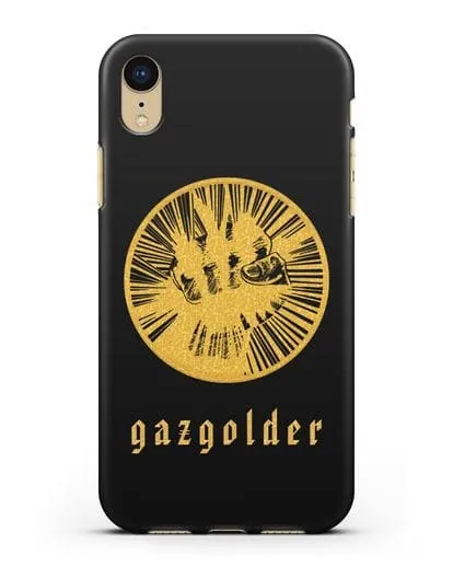 Чехол с логотипом Gazgolder силиконовый для iPhone XR