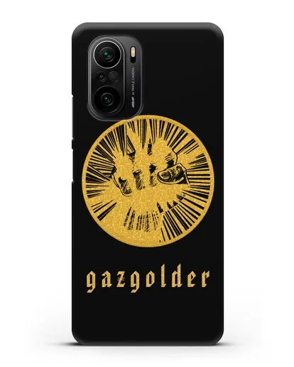 Чехол с логотипом Gazgolder силиконовый для Xiaomi Poco F3 Pro