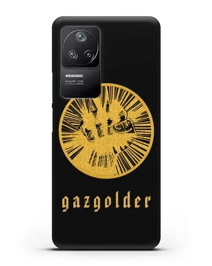 Чехол с логотипом Gazgolder силиконовый для Xiaomi Poco F4