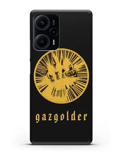 Чехол с логотипом Gazgolder силиконовый для Xiaomi Poco F5