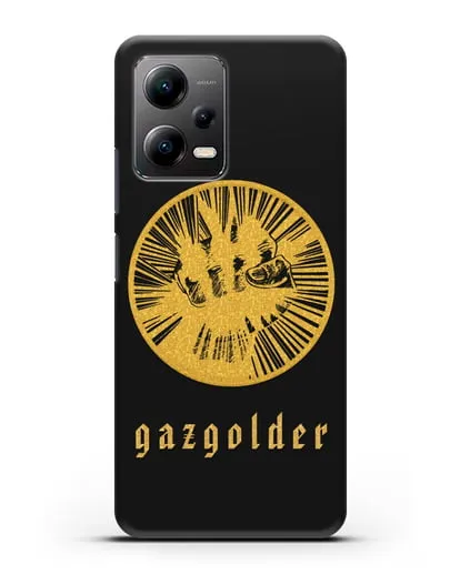 Чехол с логотипом Gazgolder силиконовый для Xiaomi Poco X5