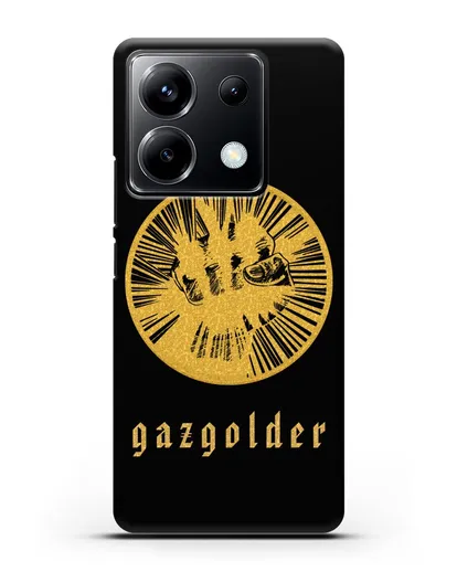 Чехол с логотипом Gazgolder силиконовый для Xiaomi Poco X6