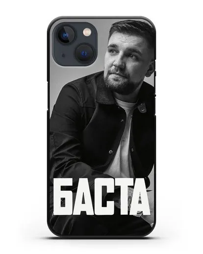 Чехол с фотографией Баста силиконовый для iPhone 13