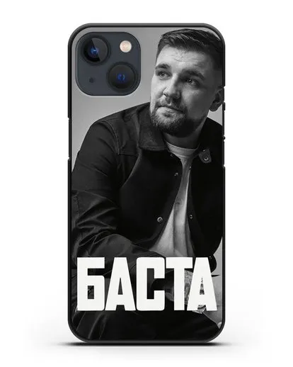 Чехол с фотографией Баста силиконовый для iPhone 13 Mini