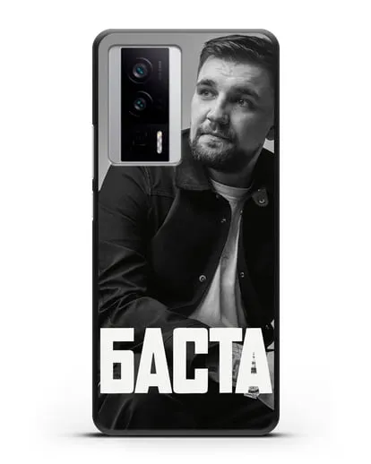 Чехол с фотографией Баста силиконовый для Xiaomi Poco F5 Pro