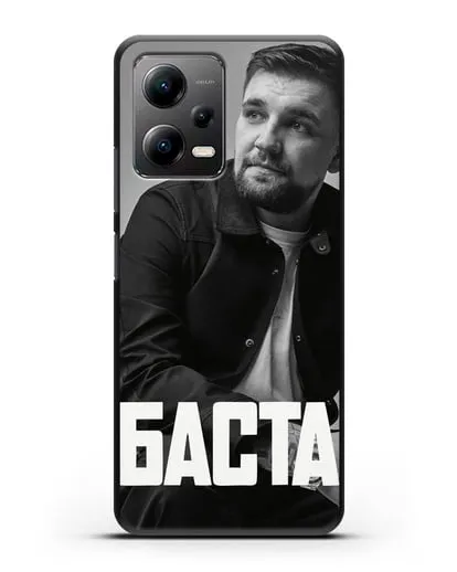 Чехол с фотографией Баста силиконовый для Xiaomi Poco X5
