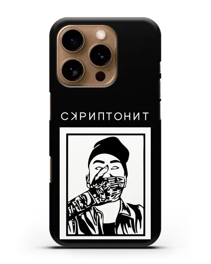 Чехол с картинкой Скриптонит силиконовый для iPhone 16 Pro