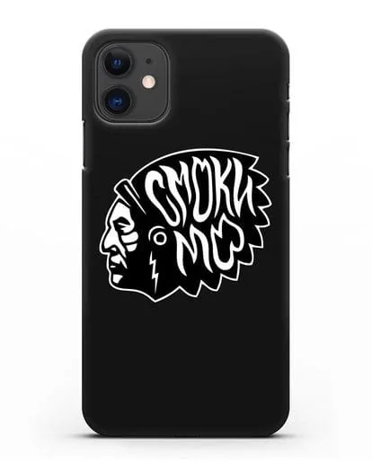 Чехол Смоки Мо Индеец силиконовый для iPhone 11