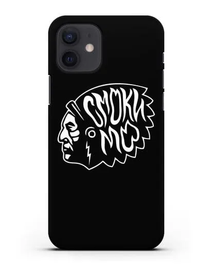 Чехол Смоки Мо Индеец силиконовый для iPhone 12