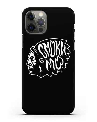Чехол Смоки Мо Индеец силиконовый для iPhone 12 Pro