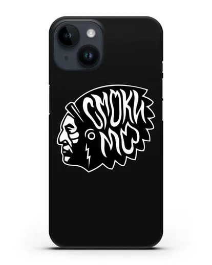 Чехол Смоки Мо Индеец силиконовый для iPhone 14