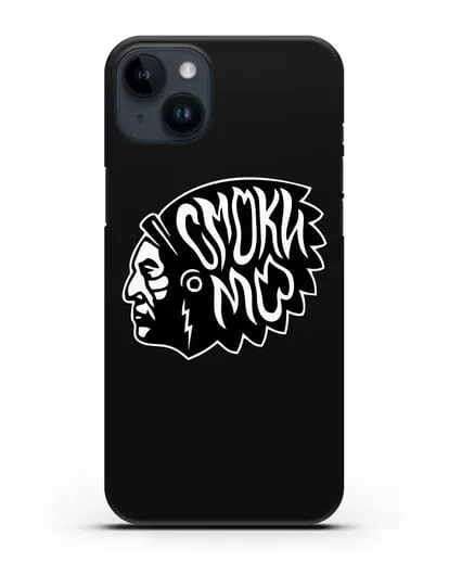 Чехол Смоки Мо Индеец силиконовый для iPhone 14 Plus