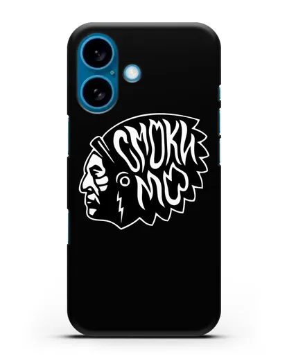 Чехол Смоки Мо Индеец силиконовый для iPhone 16