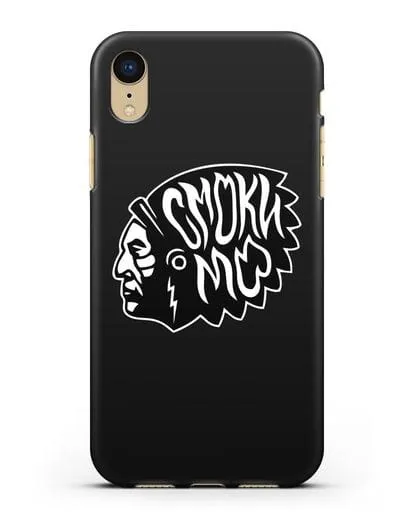 Чехол Смоки Мо Индеец силиконовый для iPhone XR