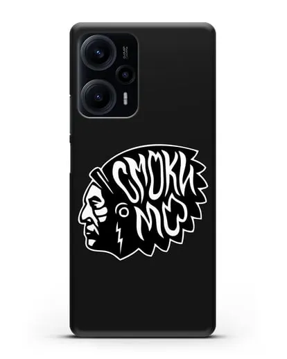 Чехол Смоки Мо Индеец силиконовый для Xiaomi Poco F5