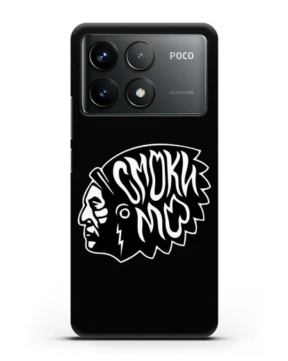 Чехол Смоки Мо Индеец силиконовый для Xiaomi Poco F6 Pro
