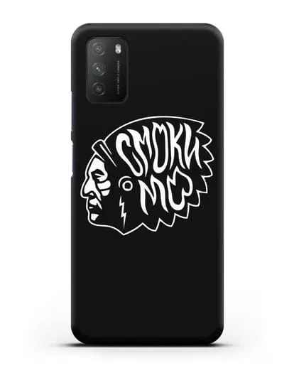 Чехол Смоки Мо Индеец силиконовый для Xiaomi Poco M3