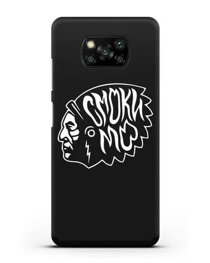 Чехол Смоки Мо Индеец силиконовый для Xiaomi Poco X3