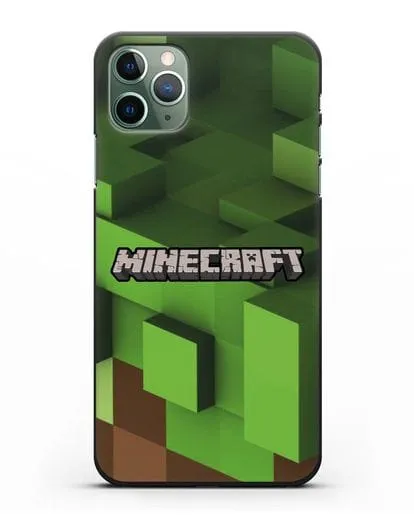 Чехол с изображением Minecraft силиконовый для iPhone 11 Pro Max