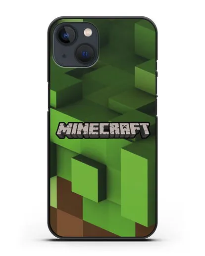 Чехол с изображением Minecraft силиконовый для iPhone 13 Mini