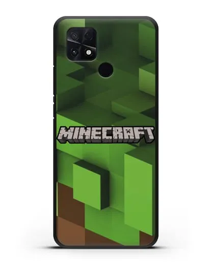 Чехол с изображением Minecraft силиконовый для Xiaomi Poco C40