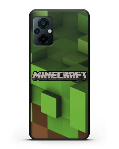 Чехол с изображением Minecraft силиконовый для Xiaomi Poco M5